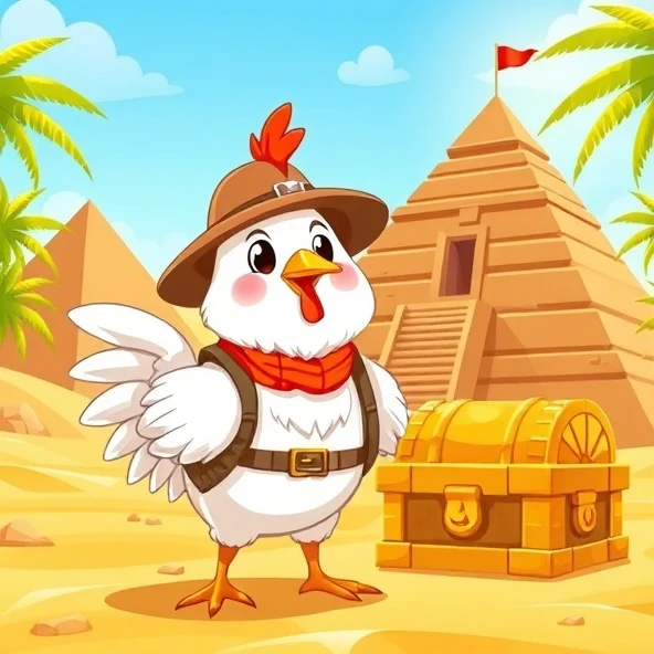 Epic Chicken Road Charakter